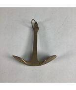 Vintage Antique Style Decorative Brass Ship Boat Anchor Paperweight - $360.13 MXN