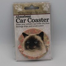 Super Absorbent Car Coaster - Cat - Himalayan - £4.34 GBP