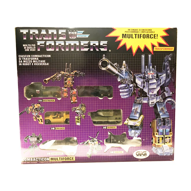Transformers G1 Remake Bruticus Action Figures Metal Edition Deformation Toy - £201.28 GBP