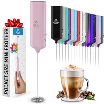 Powerful Milk Frother Wand - Mini &amp; Mighty Handheld Drink Mixer - Portable Coffe - $13.99