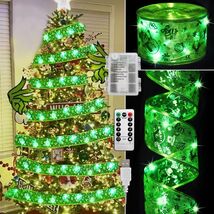 Vloso Christmas Tree Ribbon Lights 66Ft 200 LED Remote Timer Battery USB - $234.79 MXN