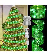 Vloso Christmas Tree Ribbon Lights 66Ft 200 LED Remote Timer Battery USB - $234.79 MXN