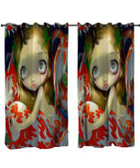 Girl Mermaid Amongst The Koi Fish Curtain - $1,060.31 MXN+