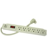 6 Outlet Surge ProTecTor right Angle Power Strip Plug GREY TOPZONE 06-TZ... - $380.49 MXN