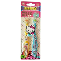 New Firefly Hello Kitty Manual Toothbrushes Soft Bristles Boys Girls - 2 Qty - £5.02 GBP