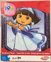 Nick Jr. Dora The Explorer Woodboard Puzzle 9.5&quot; X 12&quot; By Playskool Ages 2+ - £9.20 GBP