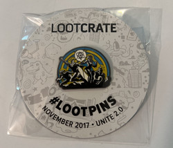 Loot Crate Exclusive Pin Lootpin November 2017 Unite 2.0 (New Sealed) - £4.00 GBP