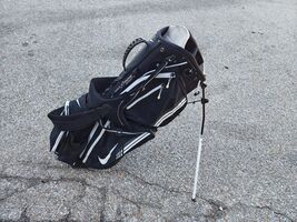 Nike Xtreme Sport IV 8 Divider Dual Strap Stand Bag Black/White - $75.99