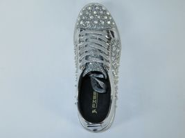 Mens Fancy Shoes By FIESSO AURELIO GARCIA, Spikes Rhine stones 2413 Silver image 8