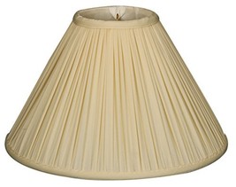 Royal Designs Coolie Empire Gather Pleat Basic Lamp Shade, Eggshell, 7 x... - $122.95