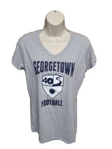 Georgetown University Hoyas Football Team SGAR Womens Gray XL TShirt - £14.80 GBP