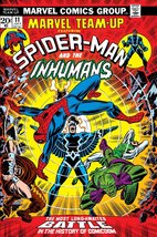 Marvel Team-Up "Spiderman And The Inhumans 24 X 36 Reproduction Poster - $50.00
