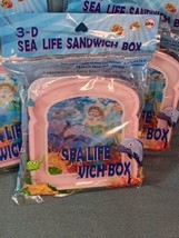 (8 Qty) New Brite Concepts 3-D Sea Life,  Dino, Soccer Sandwich Boxes - £29.52 GBP