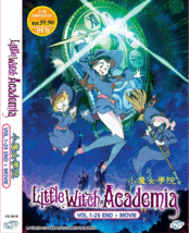 Anime Dvd Little Witch Academia Vol.1-25 End + Movie English Version + Free Ship - £28.68 GBP