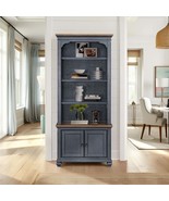 84&quot; Universal Corduroy Blue Pier Bookcase - No Assembly - $18,502.04 MXN