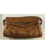 Unbranded Handmade Leather Purse Handbag Flowers Cowgirl Western Kg - $48.64 CAD