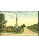 1909 Compton Heights Reservoir POSTCARD St. Louis MO Postmarked - €16,04 EUR