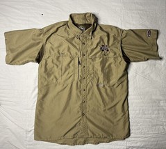 Drake Waterfowl Shirt Men’s Size Medium Brown Mississippi State Bulldogs... - $292.23 MXN