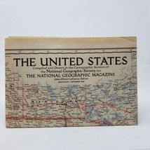 National Geographic Original Sept 1956 The United States Map - £10.24 GBP