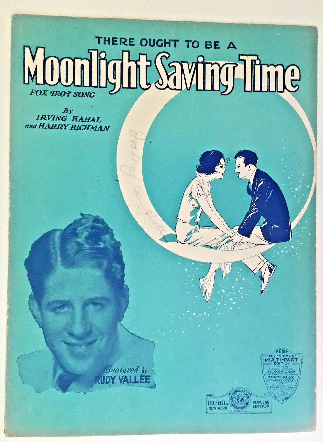 (There Ought To Be A) Moonlight Saving Time (sheet music) - $6.00