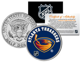 Atlanta Thrashers Nhl Hockey Jfk Kennedy Half Dollar U.S. Coin * Licensed * - £6.75 GBP