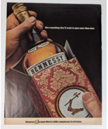 vintage 1971 Hennessy gift christmas PRINT AD - £11.89 GBP