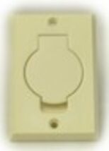 Central Vacuum Cleaner Almond Auto Inlet Door Assembly 06-0619-74 - $7.00
