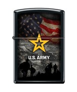Sharp US Army Soldiers Flag Black Zippo Lighter - $37.95