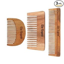 Organic Pure Neem Wood neem comb Pack of 3 - £11.98 GBP