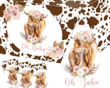 Holy Cow Tablecloth, 3 Pack Cow Baby Shower Decorations Brown Cow Print ... - £16.79 GBP