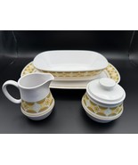 Noritake Sunglow Serving Set – Vintage Japan China – Platter Bowl Creame... - $1,312.84 MXN