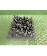 Manhattan City  3D Printed Model 4.5”x 4.5”x2” Tall Architecture PLA Pla... - $37.38