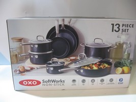 BRAND NEW OXO Softworks 13-piece 3-Layer Non-Stick Cookware Set - £246.65 GBP