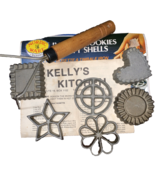 Nordic Ware Cookie And Patty Shells Double Rosette Timbale Iron Complete - $33.94 CAD