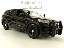 2022 Ford Explorer Police Interceptor SUV - BLACK - 1/24 Scale Diecast Model - £26.01 GBP