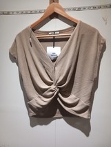 Zara Trafaluc Nude Blouse Top Sleeveless. Size S. EXPRESS  Shipping - £16.27 GBP