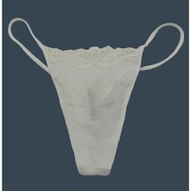 SKIMS Kim Kardashian Fits Everybody Lace String Thong Panty Marble White Size 3X - $11.75