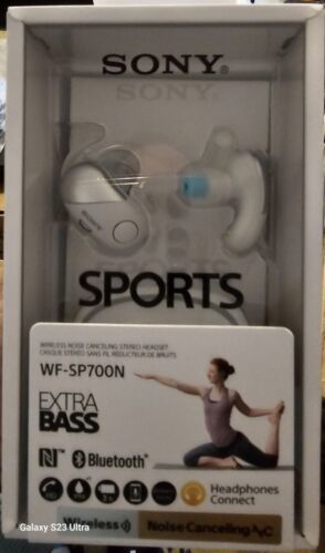 Sony WF-SP700N Extra Bass Wireless Noise Canceling In-Ear Headset In Original Pk - $93.49