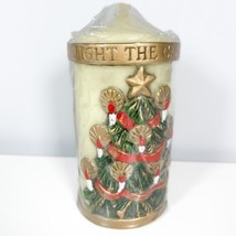 Rare Vtg Beacon Hill Lenox ‘Light The Candle’ Pillar Candle 6” NEW SEALED - £25.87 GBP