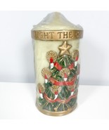 Rare Vtg Beacon Hill Lenox ‘Light The Candle’ Pillar Candle 6” NEW SEALED - £27.14 GBP