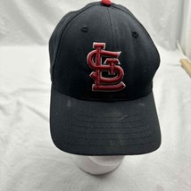 New Era MLB Youth Baseball Cap Hat Black Red St Louis Cardinals Logo Adjustable - £7.73 GBP