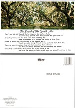 South Carolina Legend of the Spanish Moss Tree  VTG Postcard - £7.48 GBP