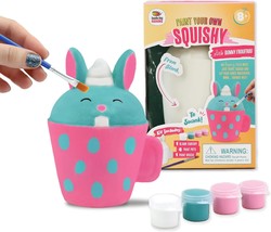 Bunny Squishy Painting Kit Squishy Toys for Kids Squishies for Kids Easter Craft - £27.01 GBP