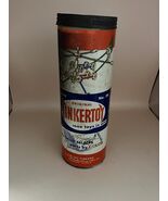 Vintage Tinkertoy Canister Wooden Pieces No. 116 1950s-60s Incomplete - $27.75 CAD