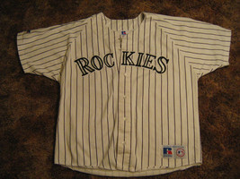 Men&#39;s Shirt Colorado ROCKIES Size L Russell Athletic [Y63e] - £24.19 GBP