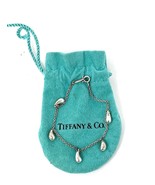 Tiffany &amp; Co 925 Teardrop Bracelet - Elsa Peretti With Dust Bag 6.5-7in - £146.23 GBP