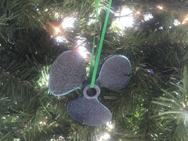 Seaworn Blue Cast Iron Propeller Christmas Ornament 4&quot;&quot; - $11.99