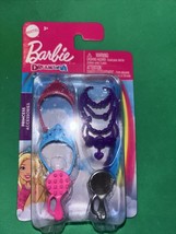 Mattel Barbie Dreamtopia Princess Accessories Necklace, Crown, Mirror &amp; Comb Lot - £2.50 GBP