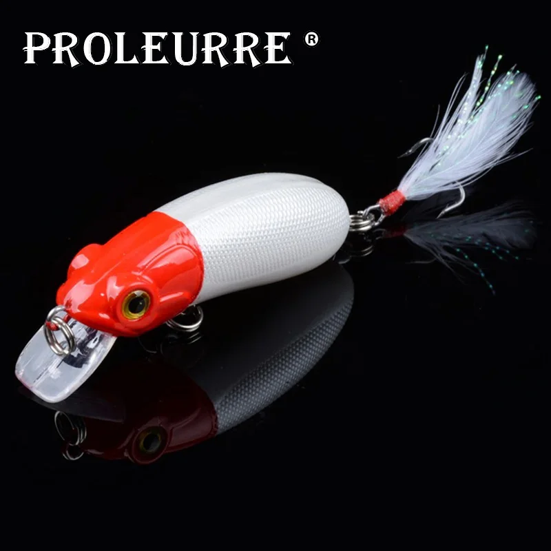 Sporting 1Pcs Winter Minnow Fishing Lures 60mm 9g Sinking Jig Wobbler Swimbaits  - £23.81 GBP