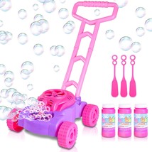 ArtCreativity Pink and Purple Bubble Lawn Mower for Toddlers | Electronic Bubble - £36.44 GBP